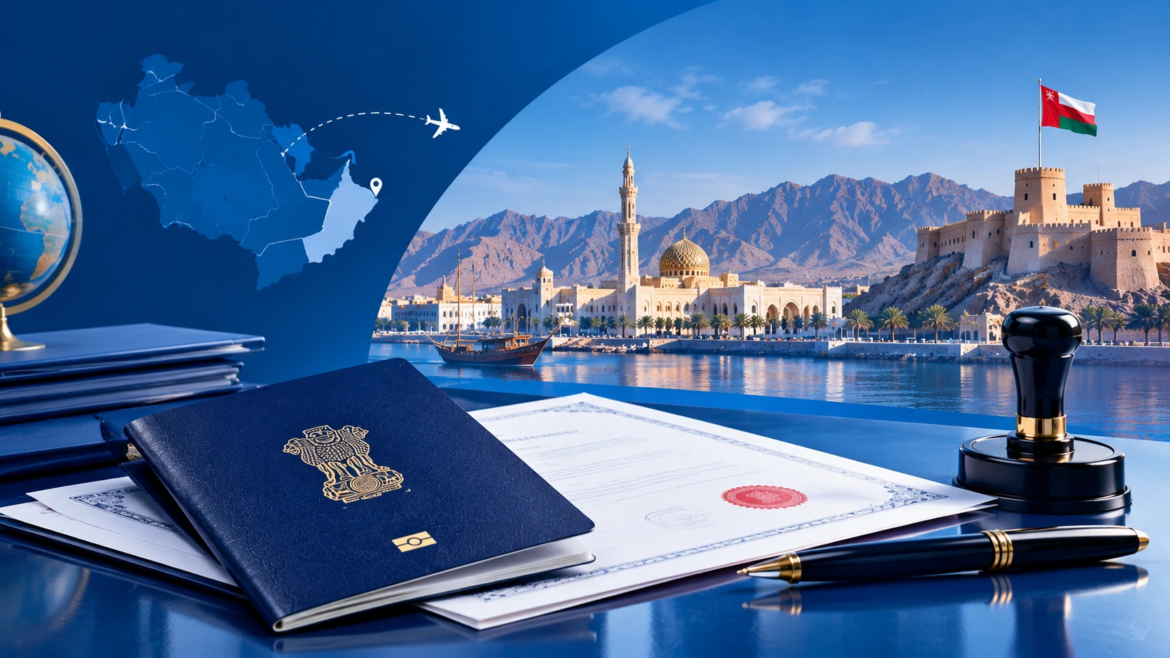 Oman Travel Documents and Scenic Heritage
